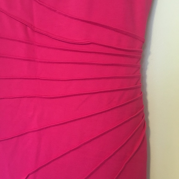 NWOT Point Zero Neon Pink Sheath Sleeveless Dress - Picture 2 of 8